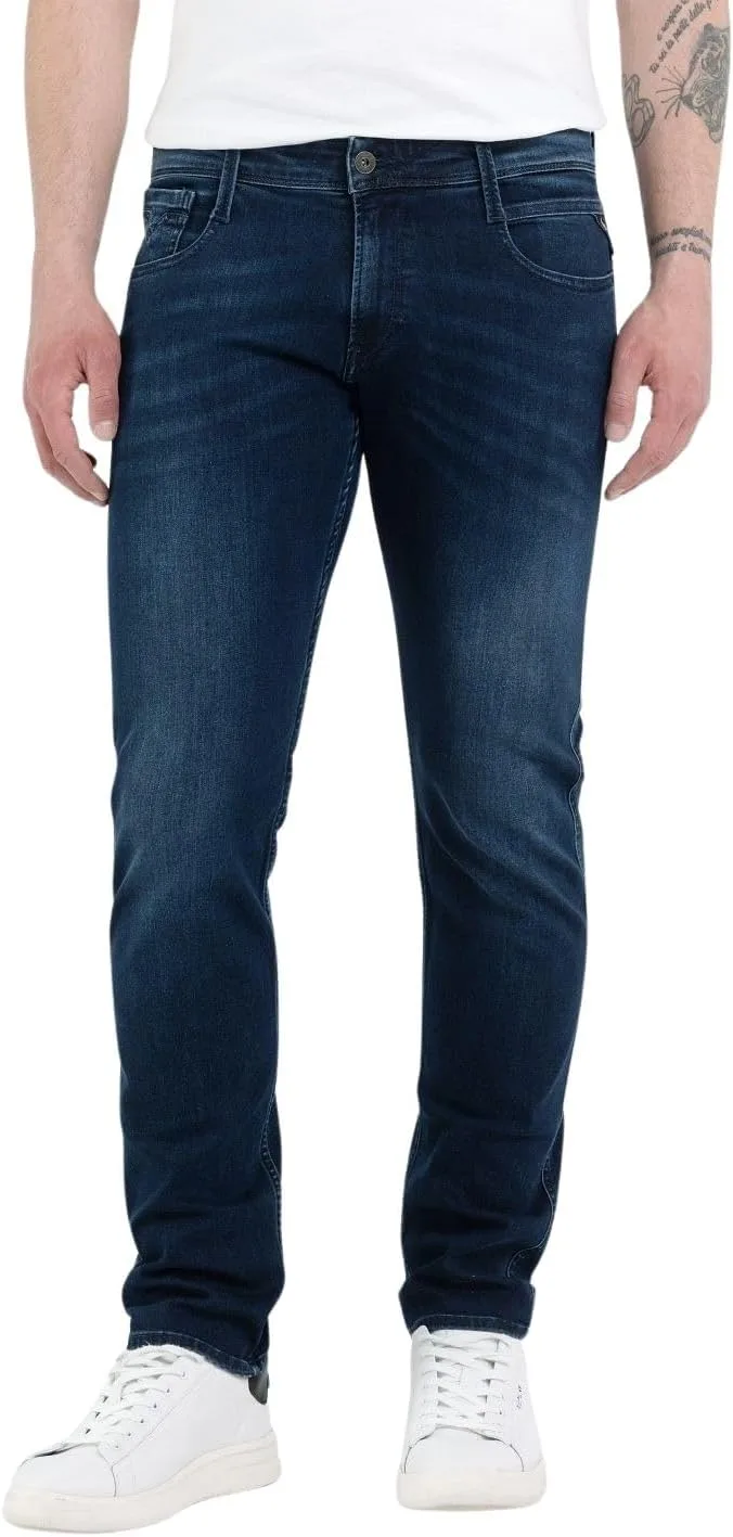 

Replay Anbass мужские джинсы Power Stretch Slim