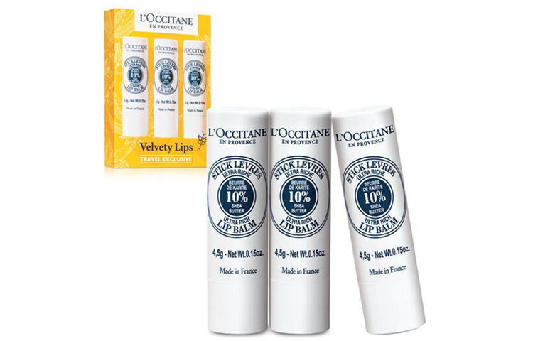

L'OCCITANE увлажняющий бальзам для губ трио набор LOCCITANE, 4.5g*3