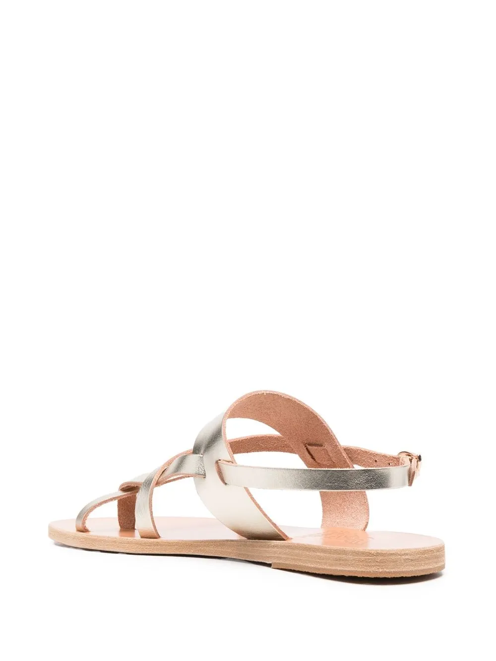 Сандалии Alethea с эффектом металлик Ancient Greek Sandals, золотой — фото 3