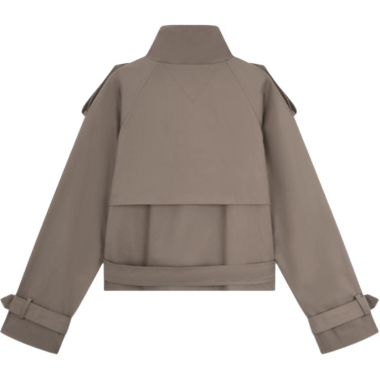 Tommy Hilfiger Женская куртка бежевая, Taupe GW9 — фото 3