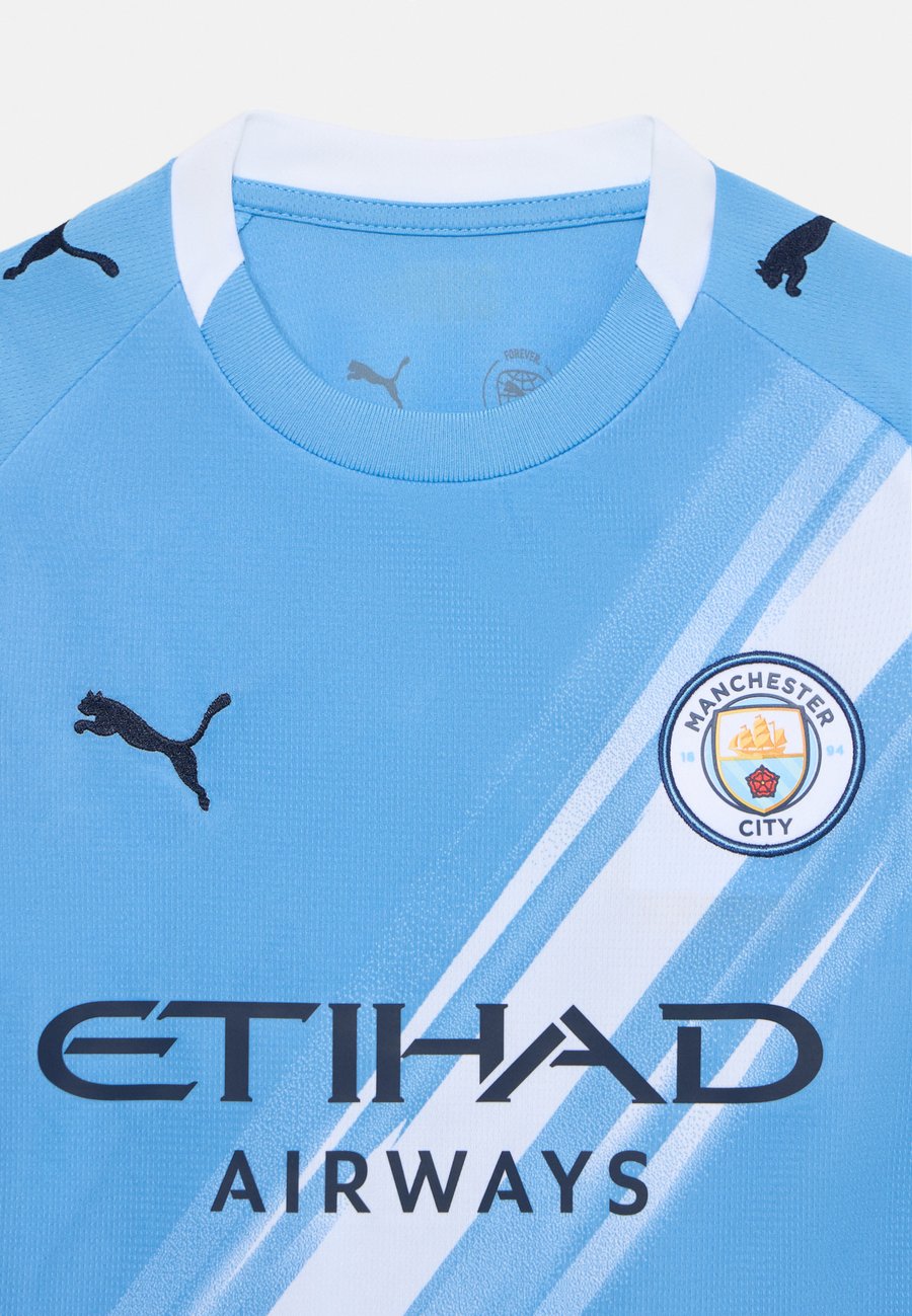 Футболка Puma MANCHESTER CITY FC UNISEX, Light Blue/Puma White/Light Blue — фото 4