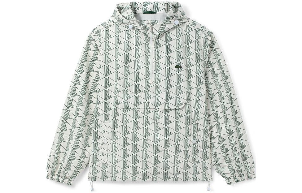

Свитшот унисекс зеленый в клетку Lacoste, зеленый