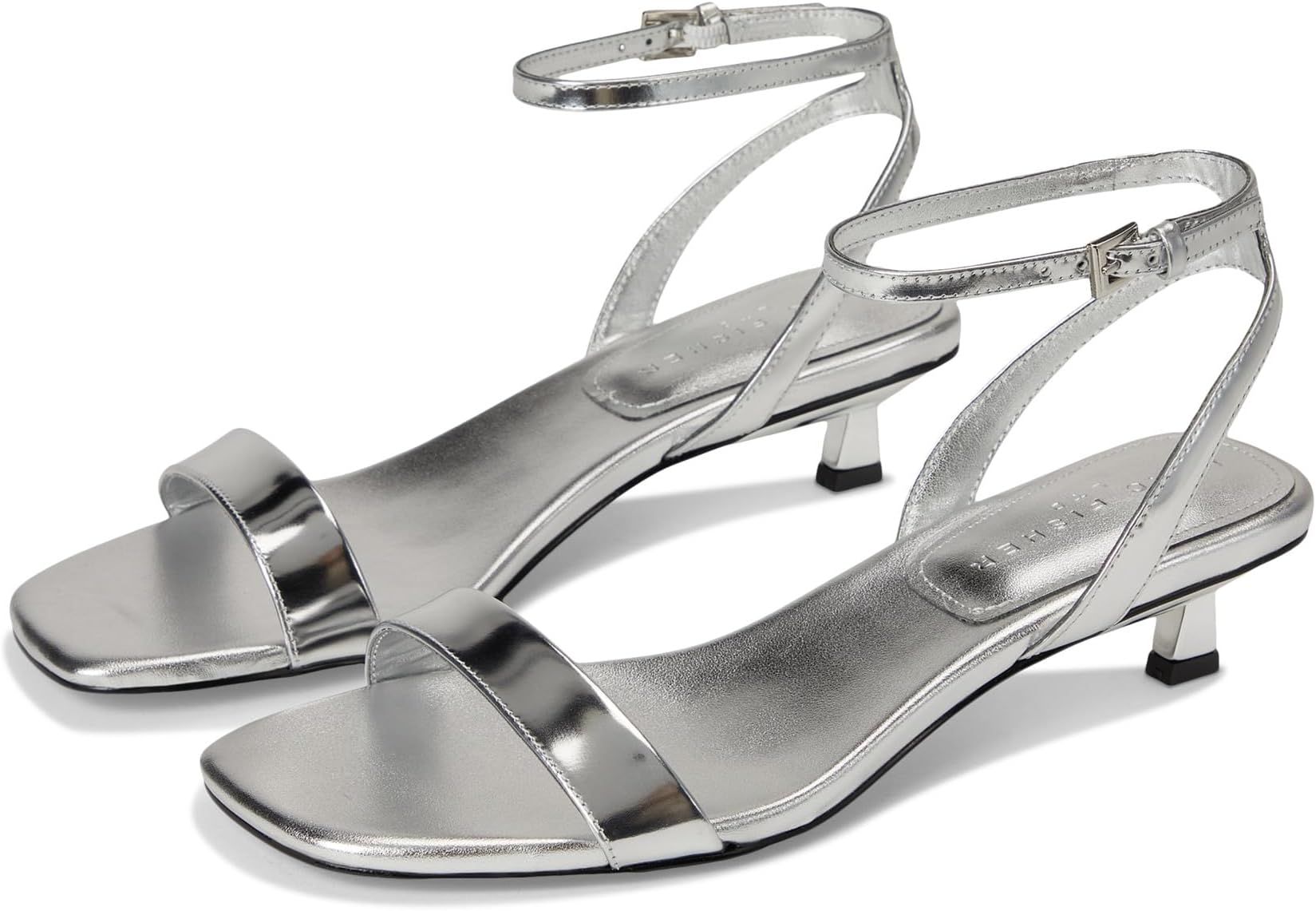 Сандалии Marc Fisher LTD Alona, цвет Silver Mirror Metallic Leather