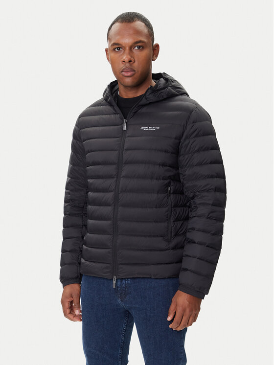 

Пуховик regular fit XM001577 AF16927 UC001 Armani Exchange, чёрный, Черный, Пуховик regular fit XM001577 AF16927 UC001 Armani Exchange, чёрный