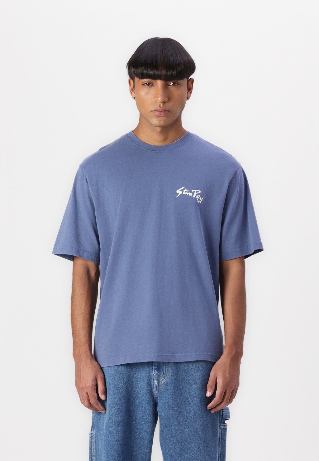 

Футболка с принтом TEE UNISEX Stan Ray, синий