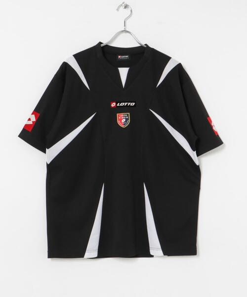 

Футболка с принтом LOTTO, черная