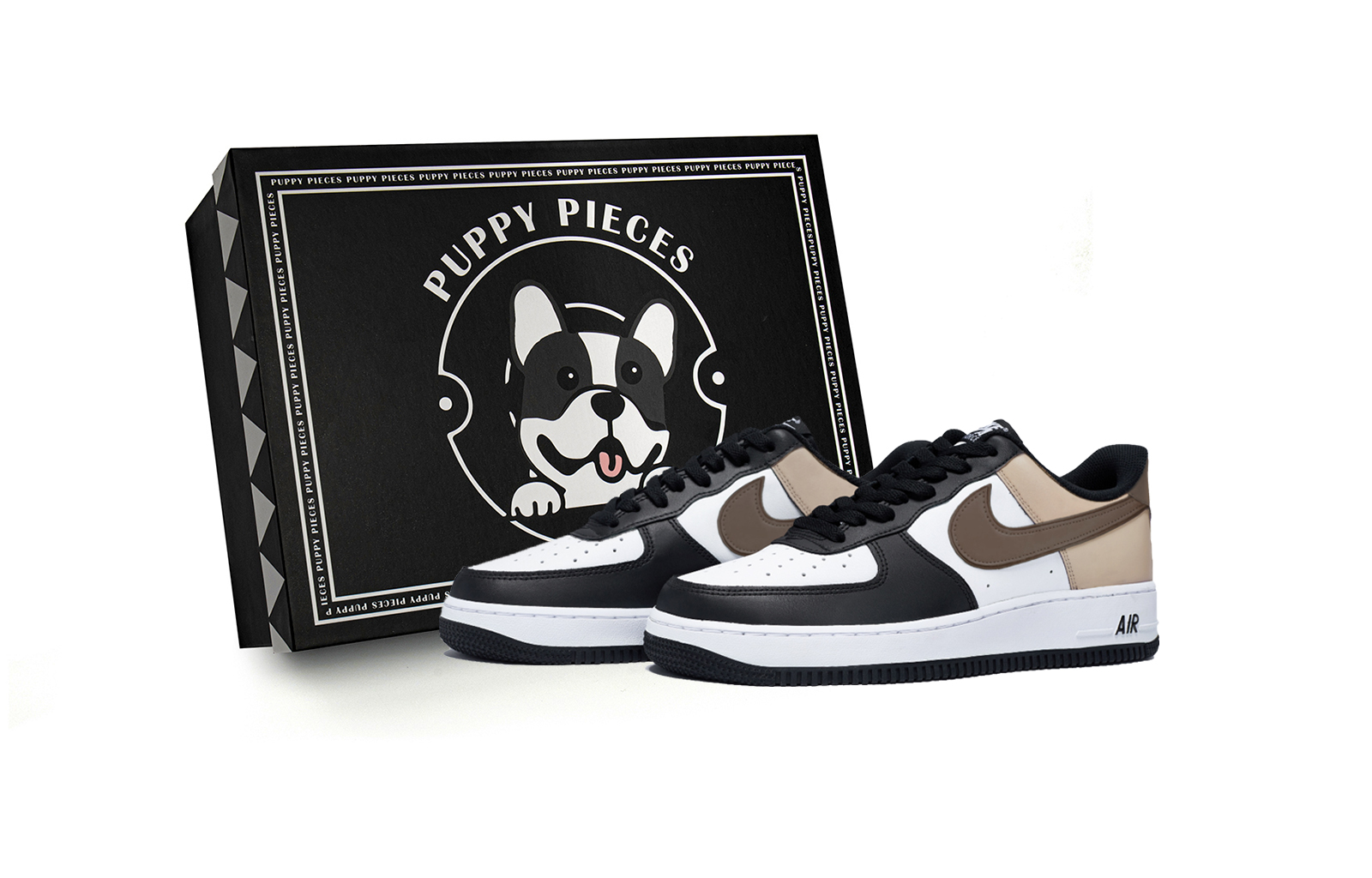 

Nike Фрагмент Air Force 1 Puppy, специальные низкие кроссовки для скейтборда, мужские, белые