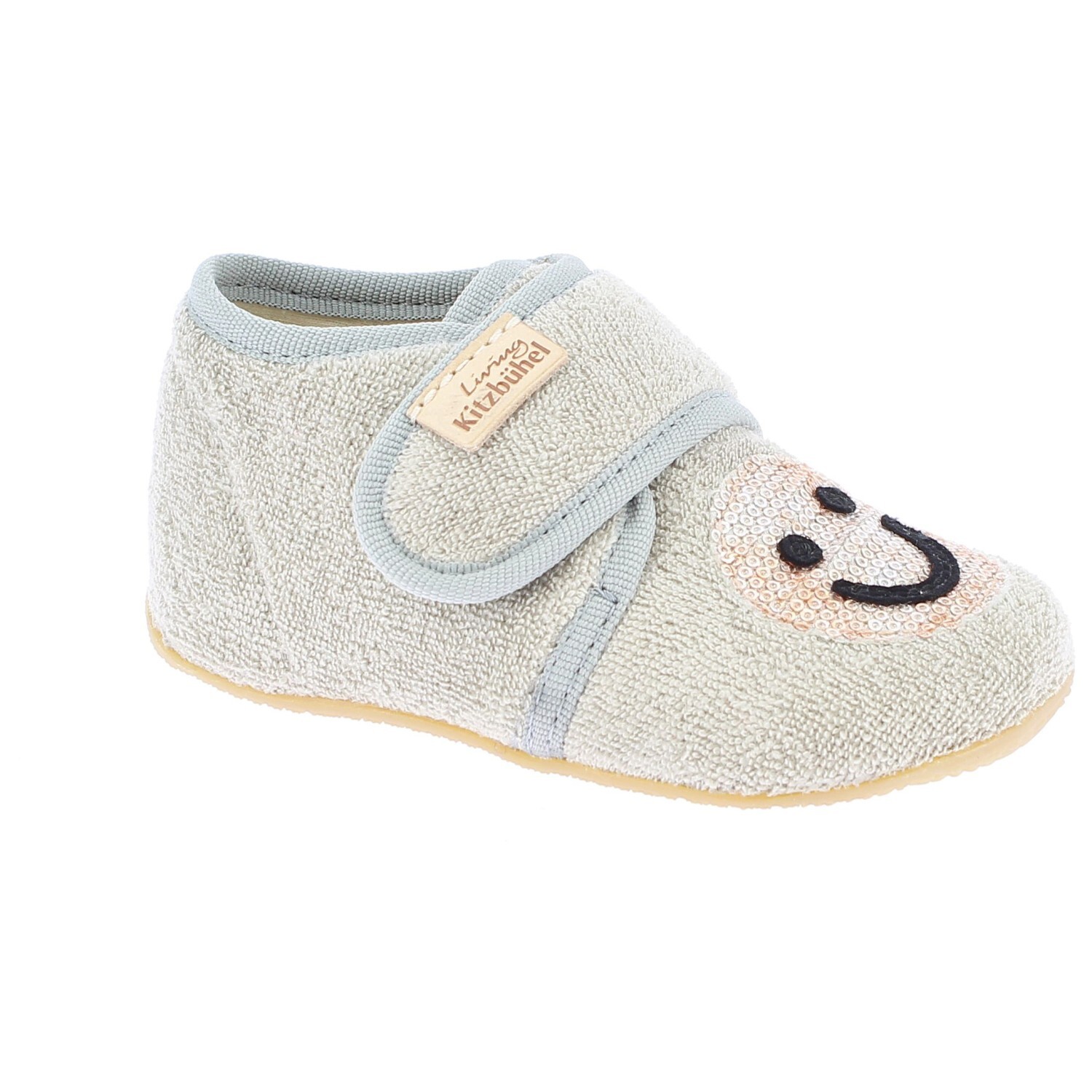 

Тапочки Living Kitzbühel Babyklett Frottee Smiley, песочный