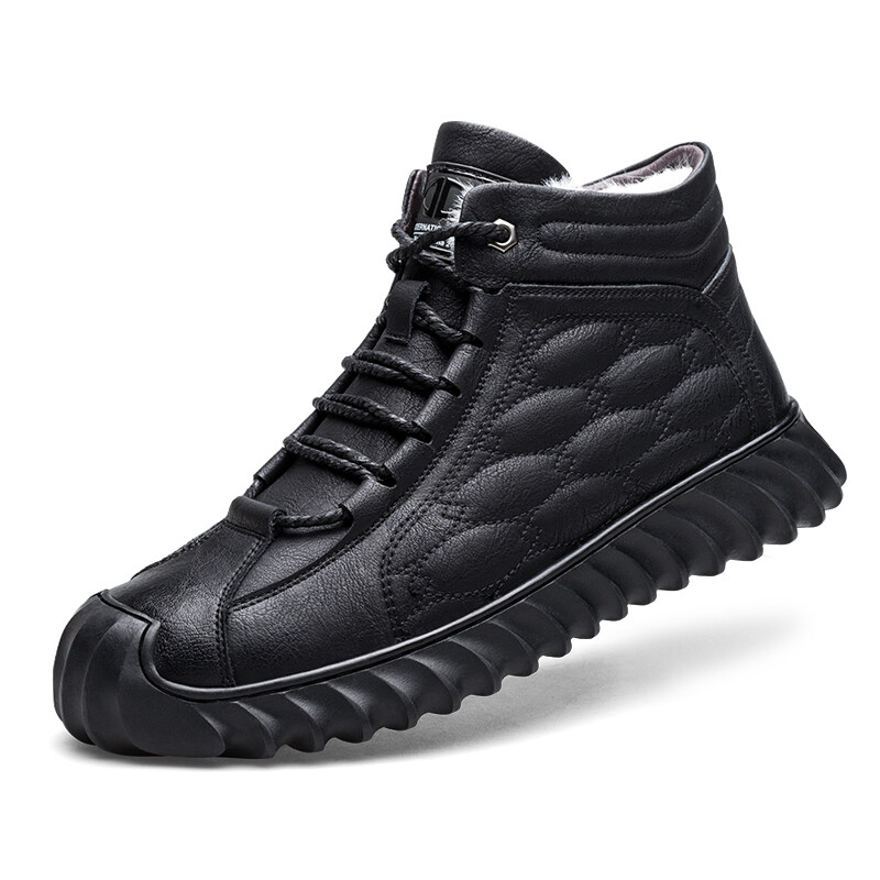 

Кроссовки EGCHI Yichi Lifestyle Shoes Men High-top Black, черный