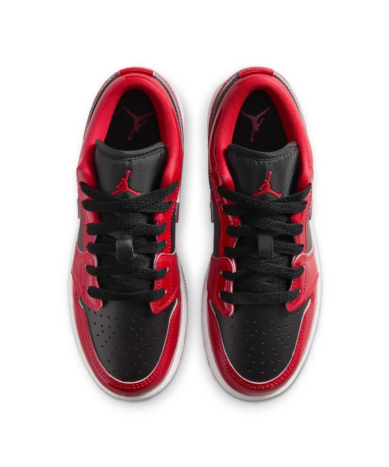 Кроссовки Air Jordan 1 Low SE для детей с кожаным верхом HV4396-006 черные — фото 4
