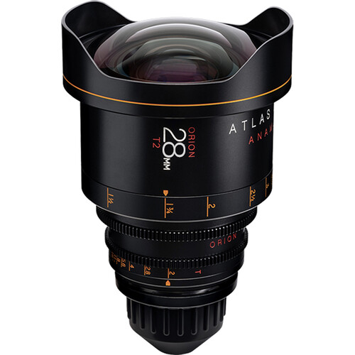 

Анаморфотный объектив Atlas Lens Co. Orion 28 мм T2 2x с фиксированным фокусным расстоянием (ARRI PL, Feet)