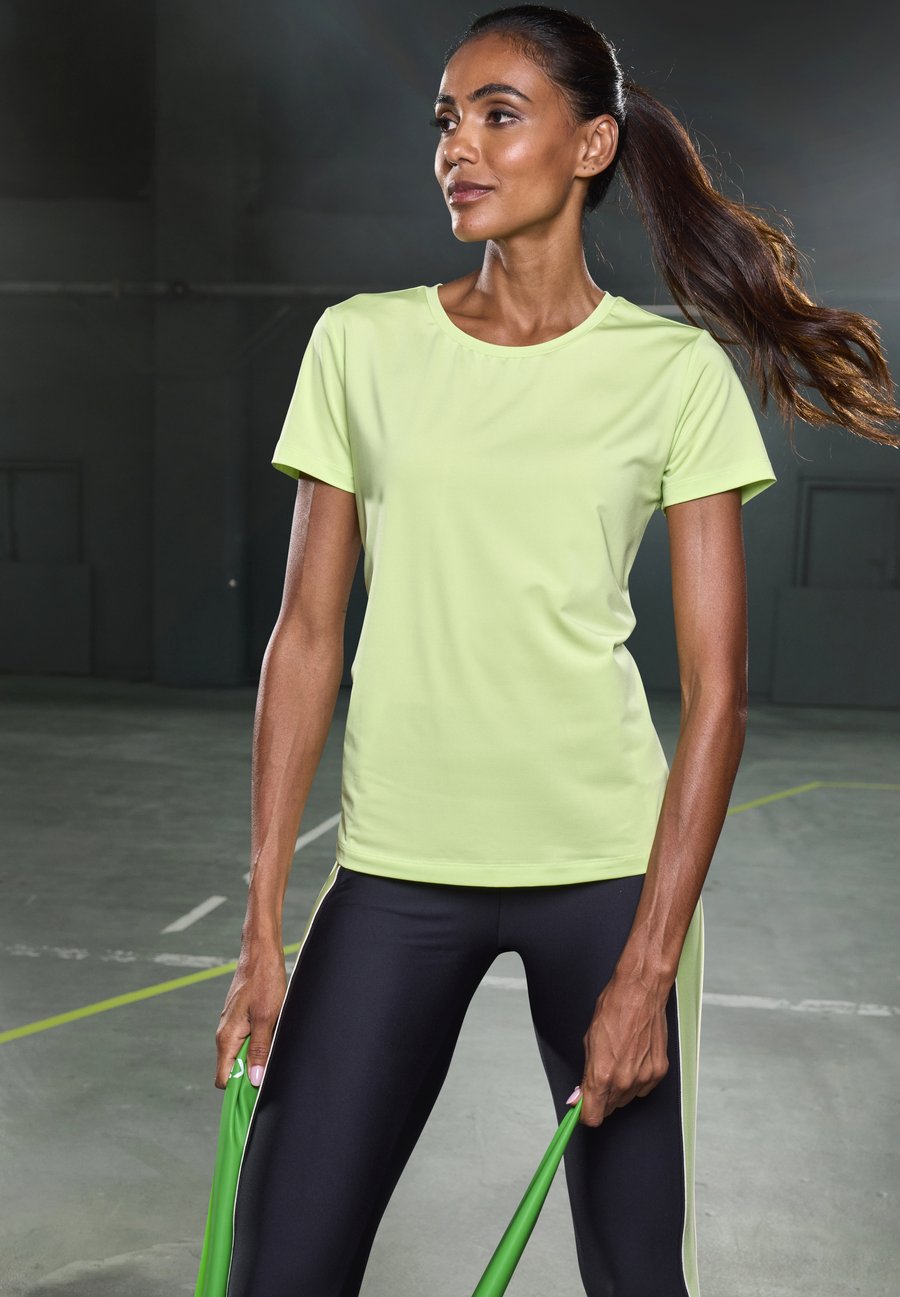 

Футболка LASCANA Active Sports T-shirt, Grün/Green, Зеленый, Футболка LASCANA Active Sports T-shirt, Grün/Green