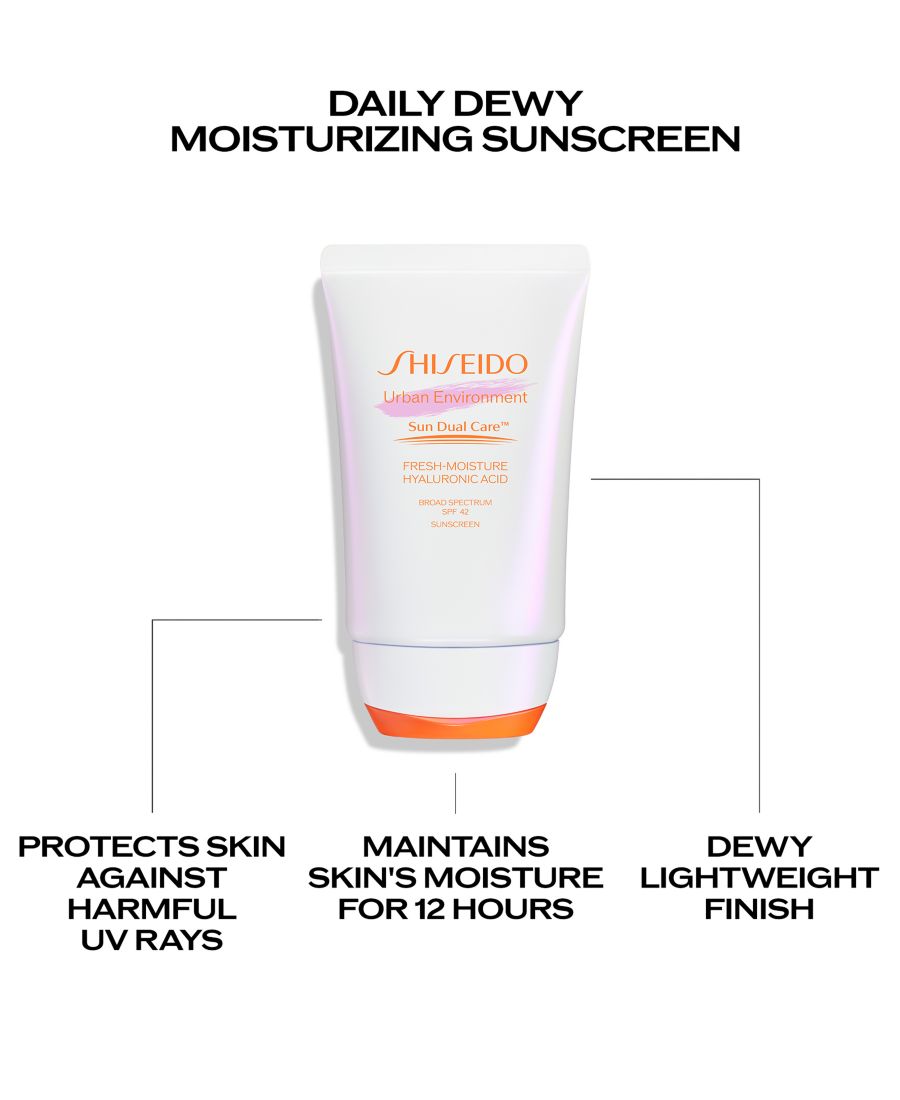 Солнцезащитный крем Urban Environment Fresh-Moisture SPF 42, 1,8 унции Shiseido, — фото 4