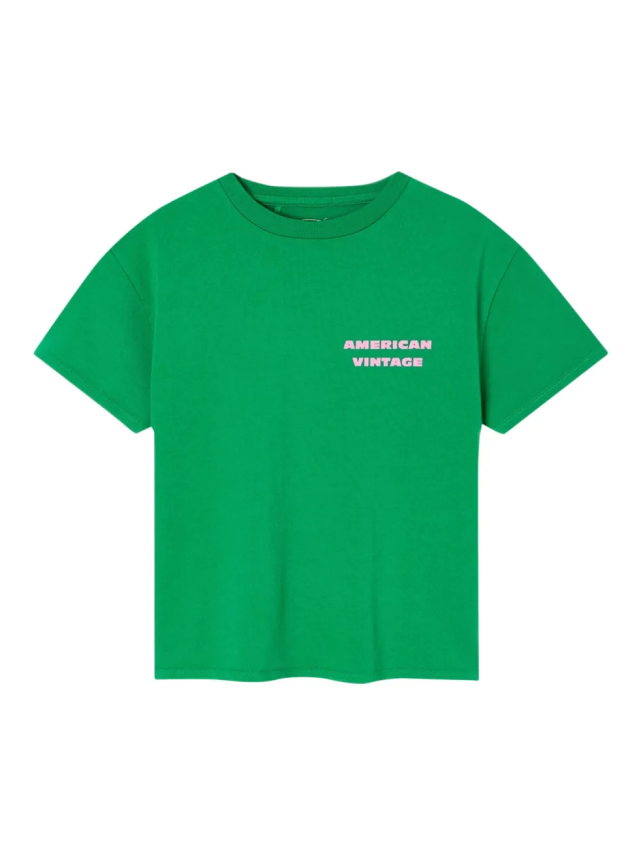 

Футболка с графическим принтом American Vintage Kids, зеленый