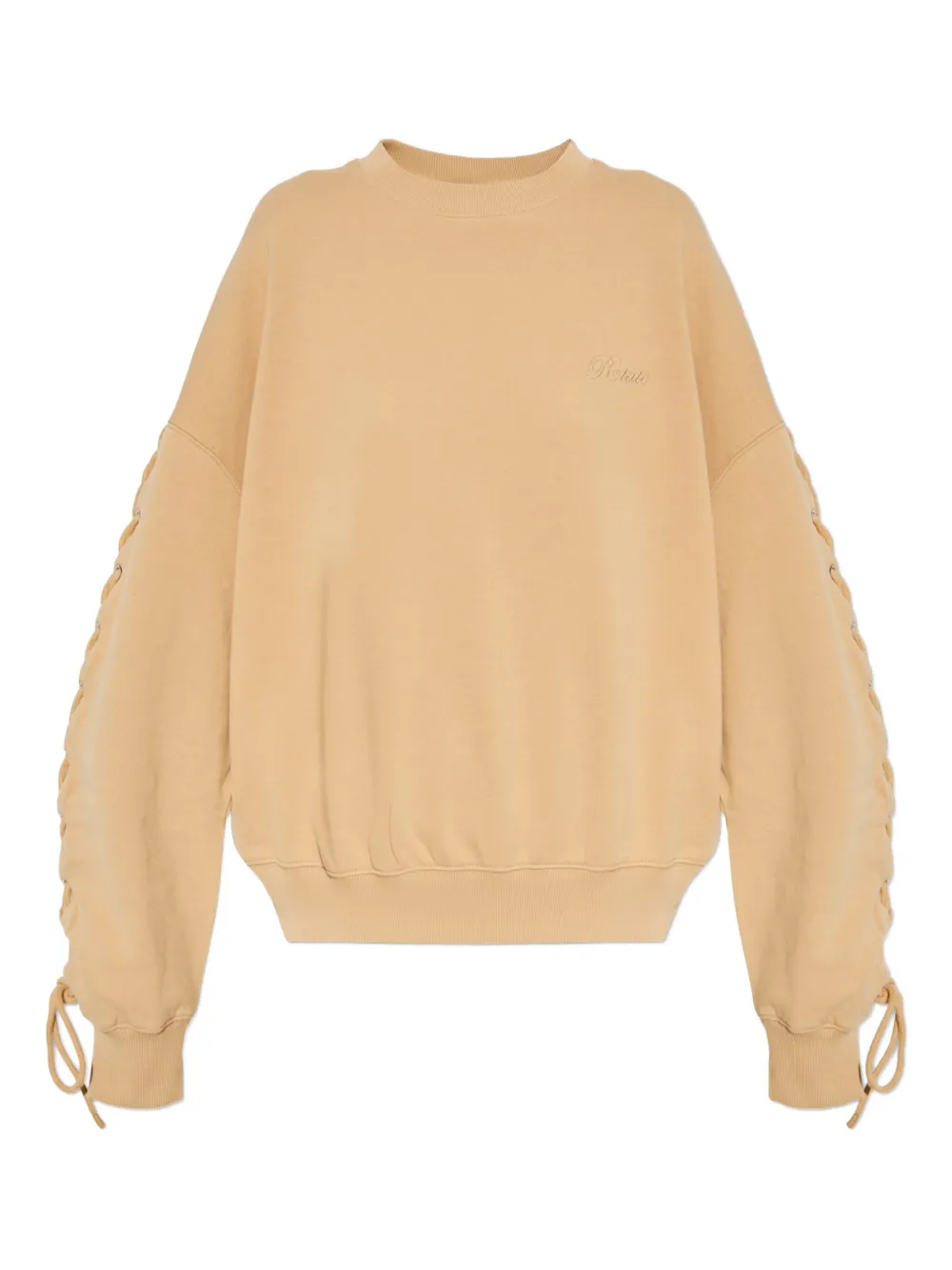 

Свитшот на шнуровке Rotate Birger Christensen, бежевый