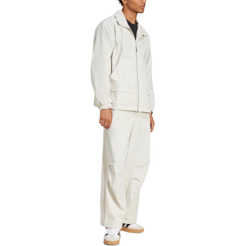 Premium Essentials Utility Parachute Pants Adidas Originals, бежевый — фото 3