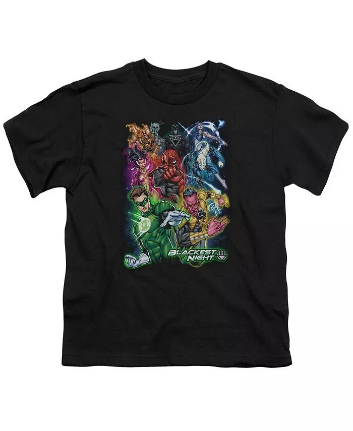 

Футболка с коротким рукавом для мальчиков Blackest Group Green Lantern, черный