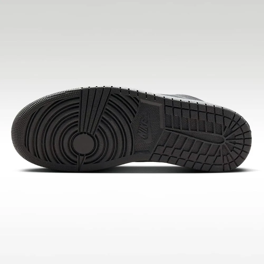 Мужские баскетбольные кроссовки Nike Air Jordan 1 Low, черный/красный/серый — фото 4