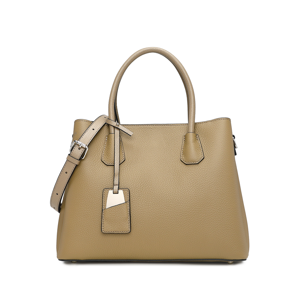 

JAGUAR Кожаная сумка женская черная хаки бордо, Khaki