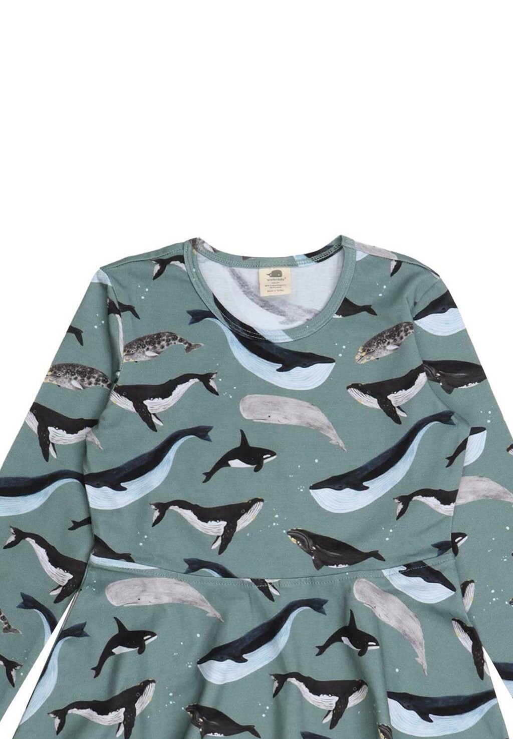 

Дневное платье THE GREAT WHALES Walkiddy, зеленый