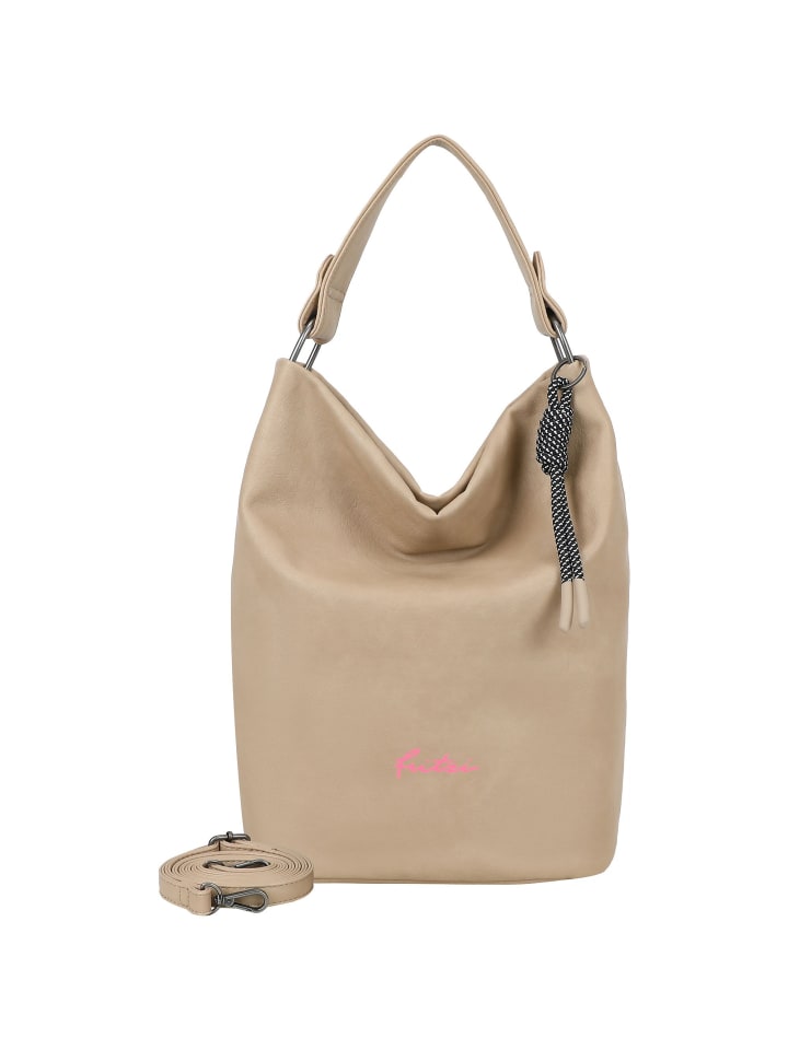 

Fritzi aus Preußen Сумка-ведро Lou 27 см, бежевая