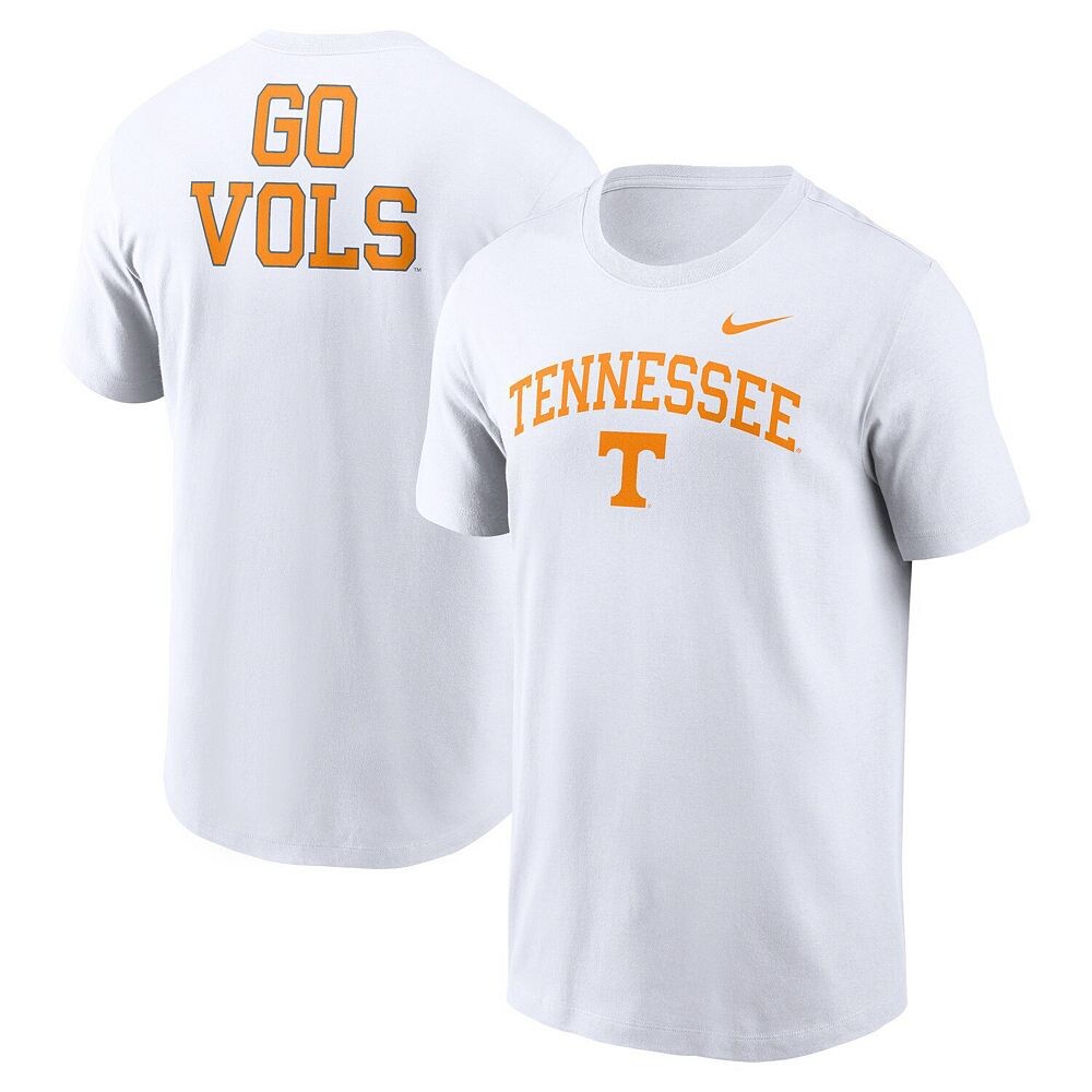 

Мужская белая футболка Nike Tennessee Volunteers Blitz 2-Hit, цвет Ten White