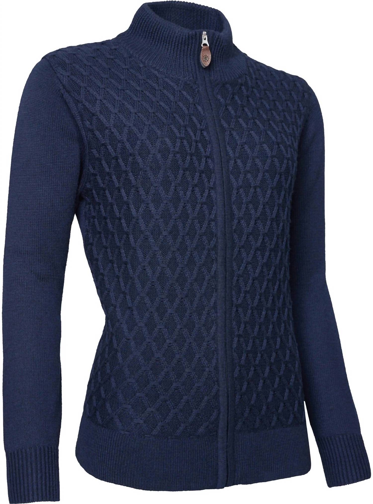 

Женский вязаный кардиган Avondale темно-синего цвета Abacus Sportswear US