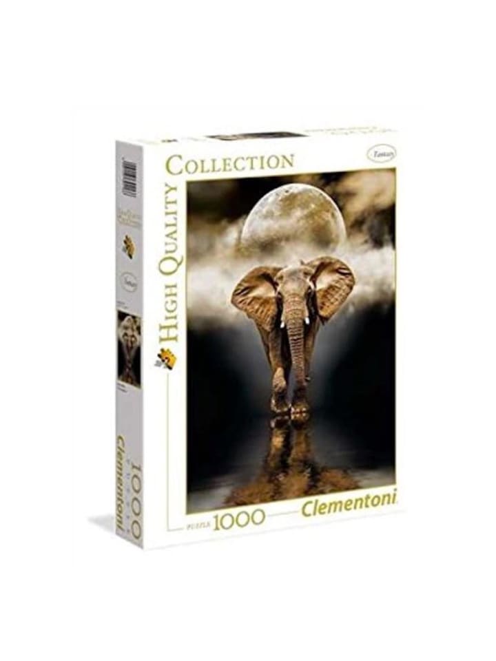 

Clementoni Панорамный пазл «Слон» (1000 деталей), разноцветный