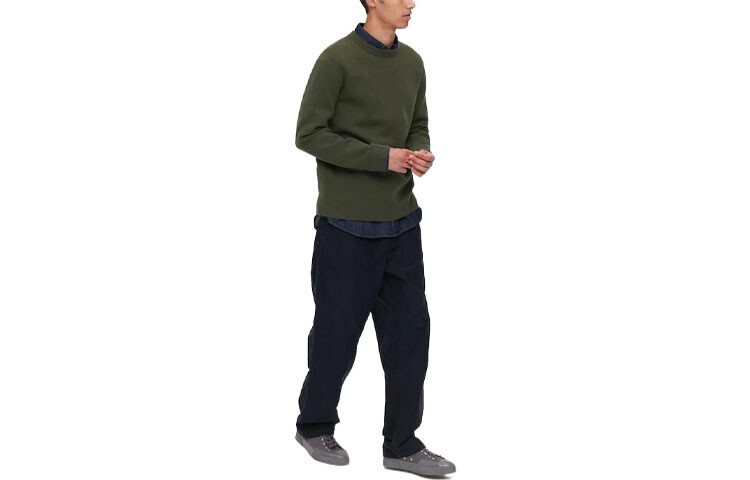 

Свитер мужской Оливковый Uniqlo, оливковый