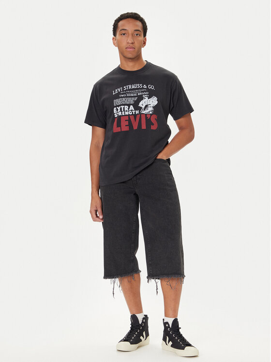 Джинсы baggy fit Capri 478 004A8-0003 Levi'S, черный — фото 2