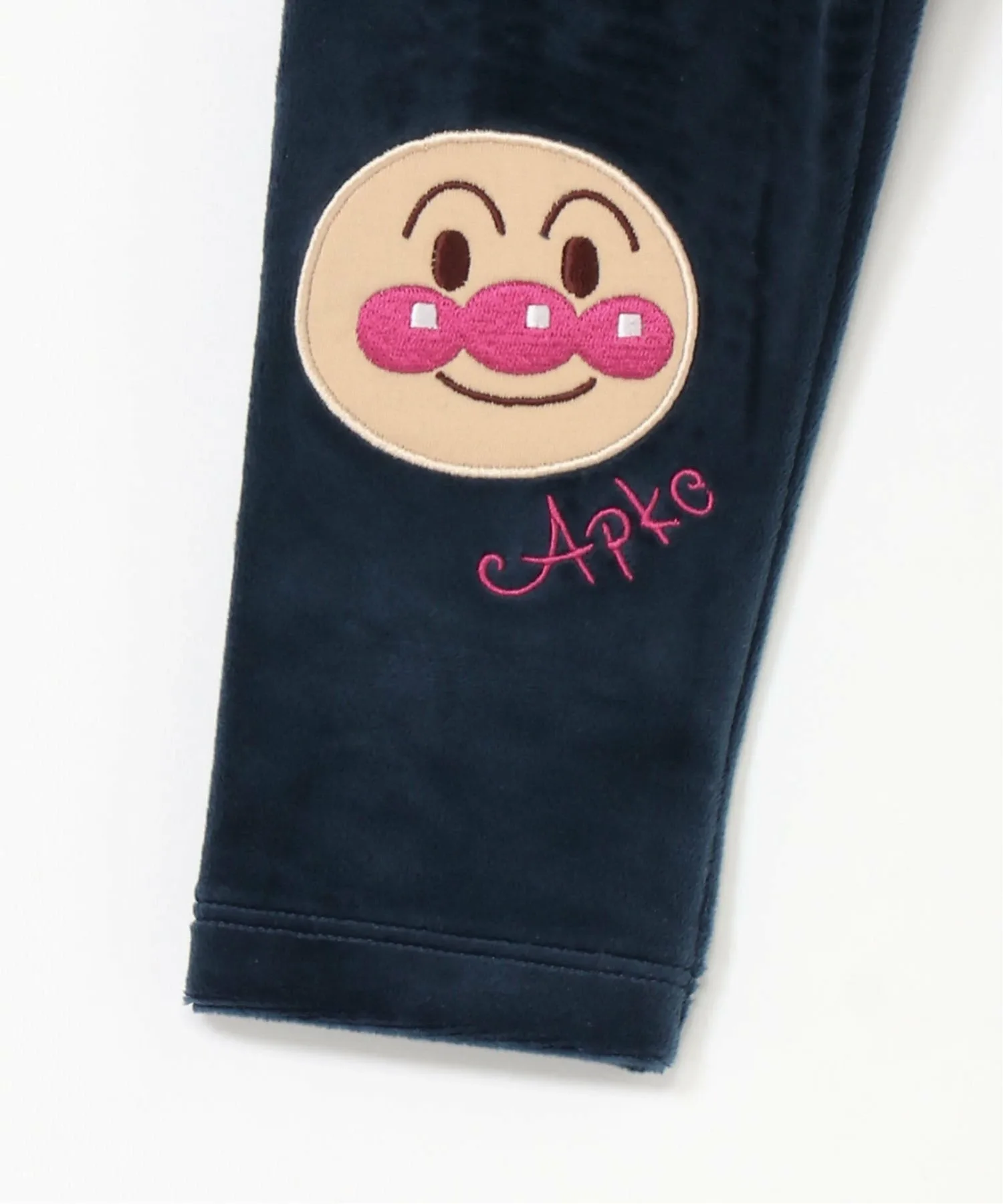 Детская коллекция ANPANMAN / (K) Леггинсы Fellore с аппликацией в виде лица Anpanman Kids Collection, Navy — фото 4