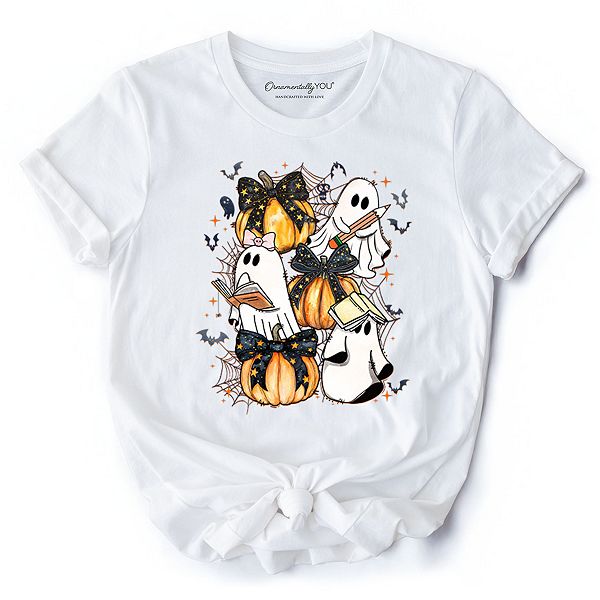 

Футболка Halloween с призраком-учителем, ретро надпись Boo Ornamentallyyou, White, Белый, Футболка Halloween с призраком-учителем, ретро надпись Boo Ornamentallyyou, White