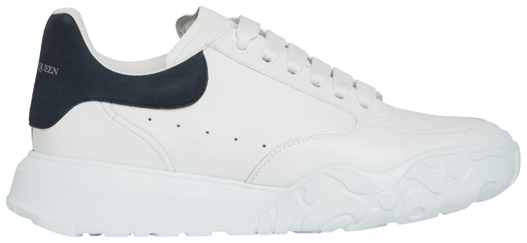

Кроссовки Alexander McQueen Oversized Court Trainer 'White Midnight Navy', белый