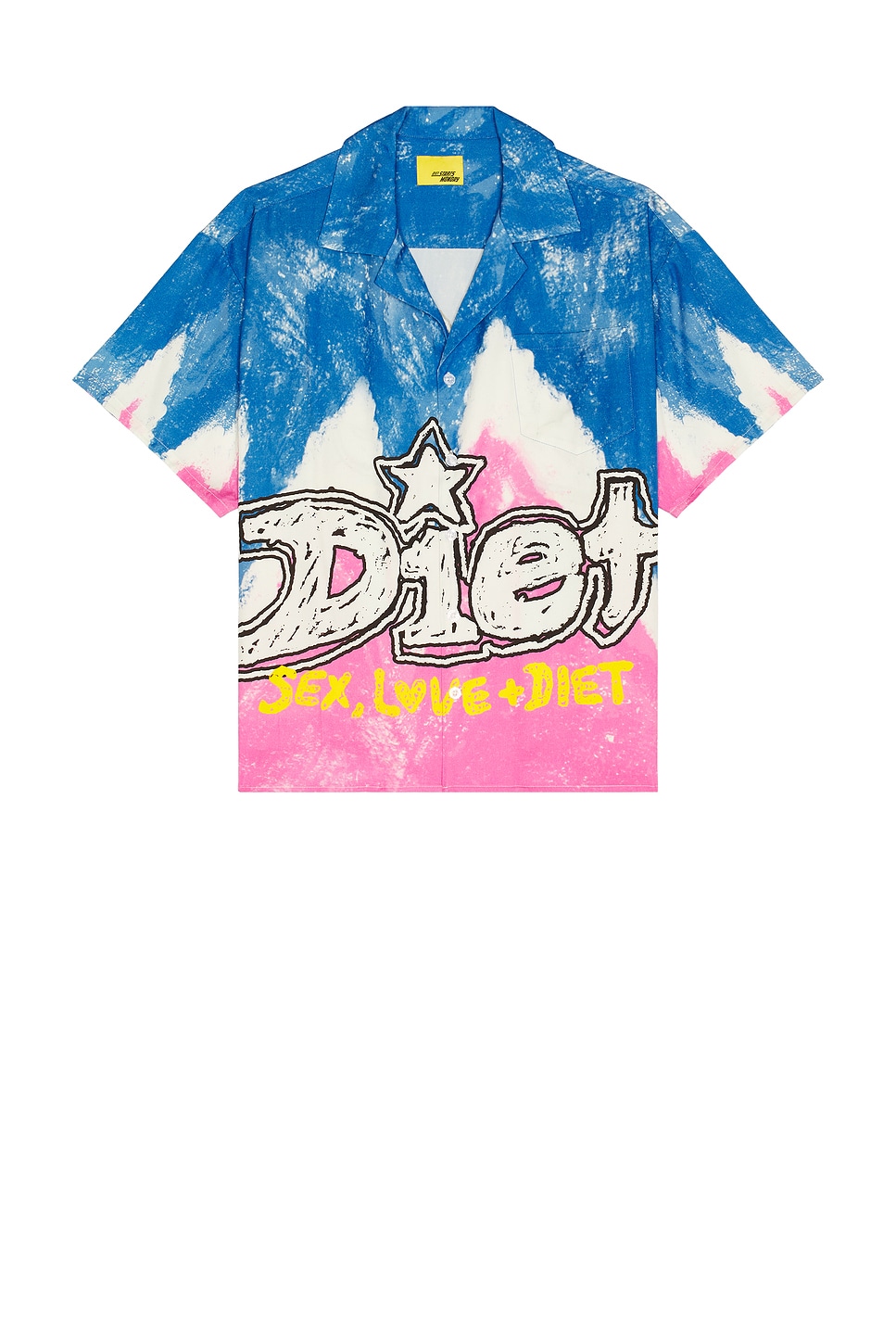 

Рубашка на пуговицах Knievel от Diet Starts Monday, blue & pink