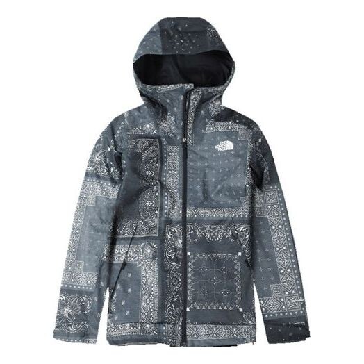 

Куртка Men's THE NORTH FACE SS20 Full Print cashew Jacket Navy Blue, синий