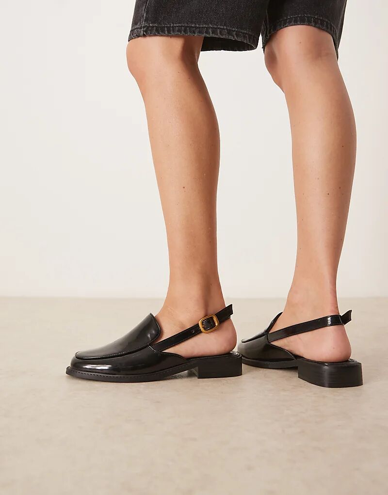 Черные туфли Marcella с открытой пяткой от ASOS DESIGN — фото 4
