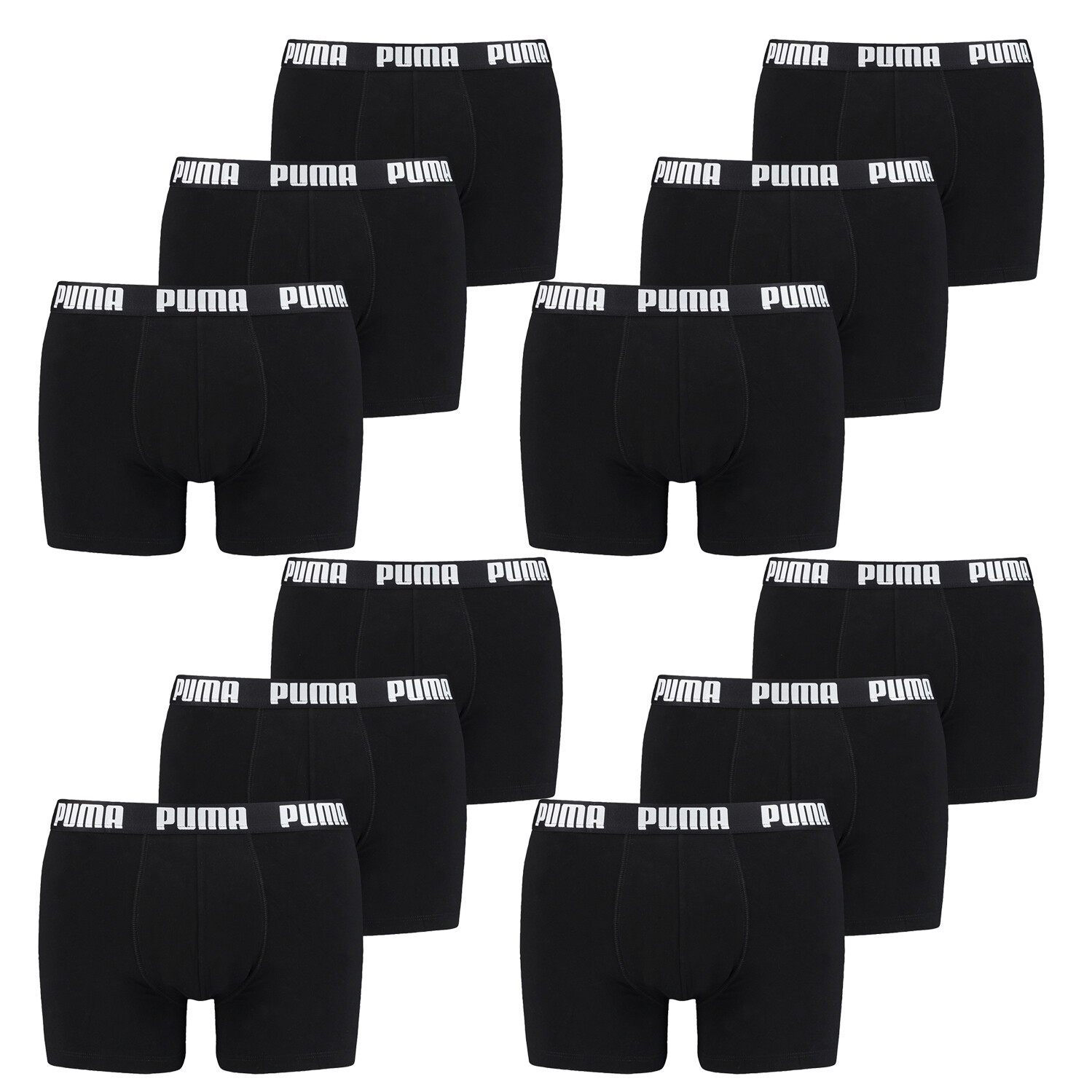 

Боксеры Puma Boxershorts PUMA EVERYDAY BOXER 12P, цвет 001 - Black