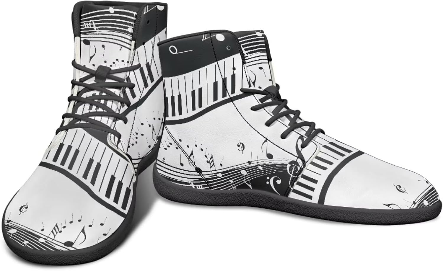 

Мужские минималистичные обувные кроссовки Jeiento с музыкальной ноткой, обувь с голой стопой, ботинки с широкой носочной частью, повседневные туфли с подошвой нулевого перепада, Musical Notes