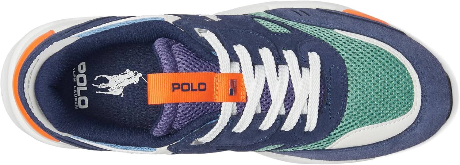 Мужские кроссовки Polo Ralph Lauren из замши и сетки, Head of Charles Color-block — фото 2