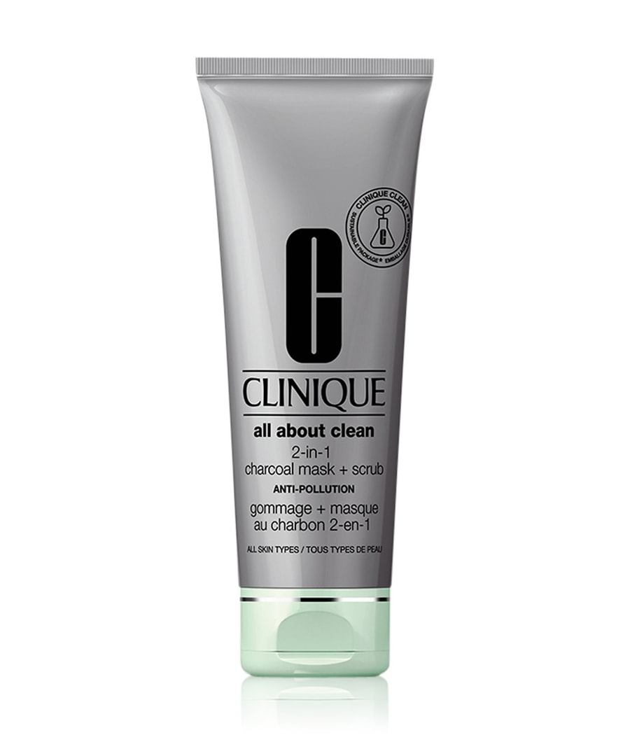 

Медицинская маска CLINIQUE All About Clean Charcoal Mask + Scrub Anti Pollution, 100 ml