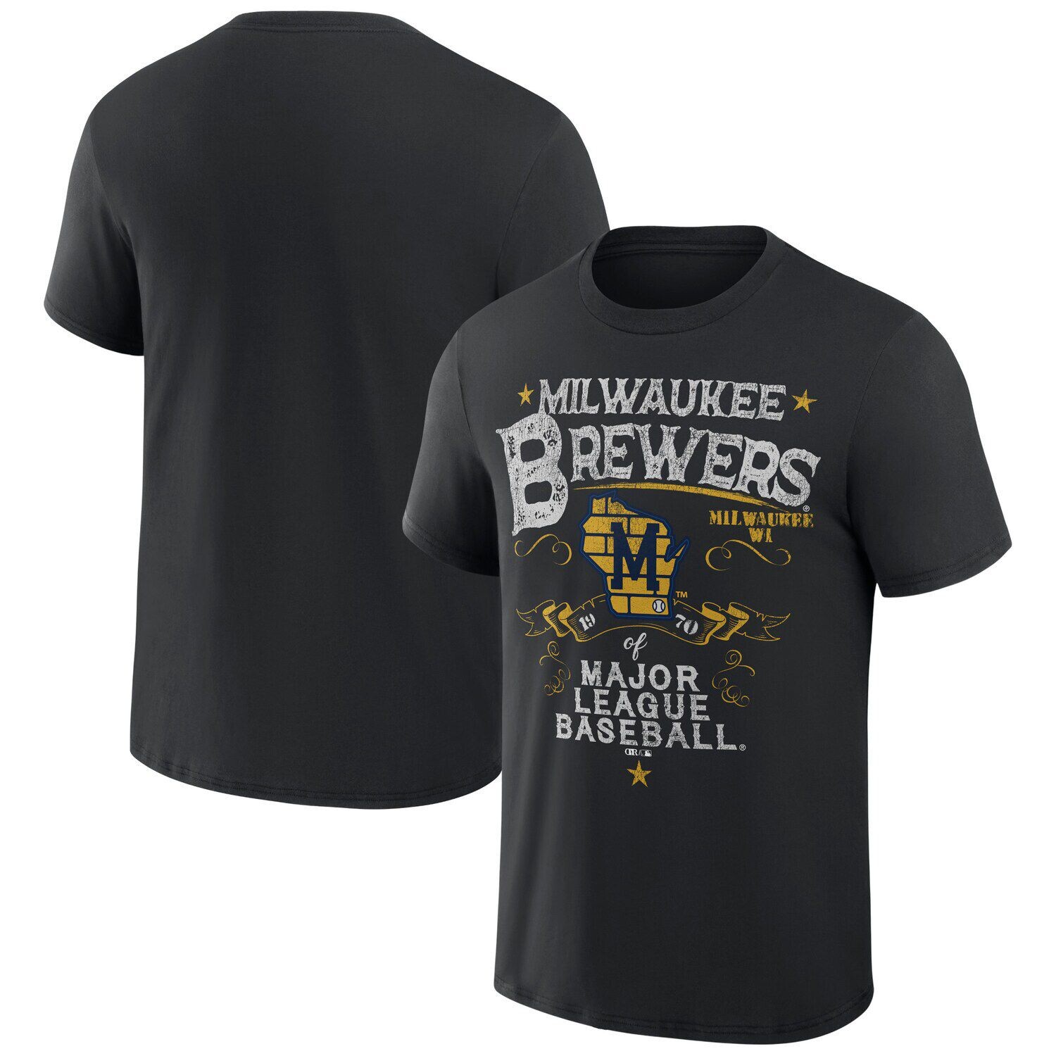

Мужская черная футболка с брызгами Milwaukee Brewers Darius Rucker Collection от Fanatics, Черный, Мужская черная футболка с брызгами Milwaukee Brewers Darius Rucker Collection от Fanatics