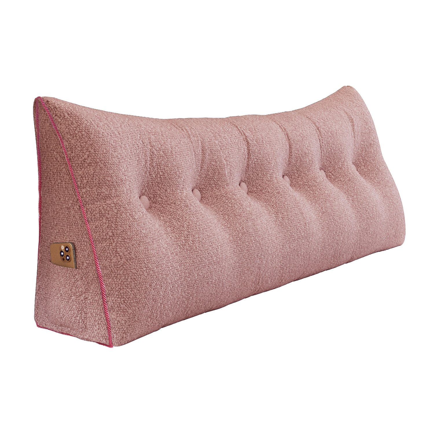 

Подушка для спинки Vercart, 50x180 см, пыльно-розовый
