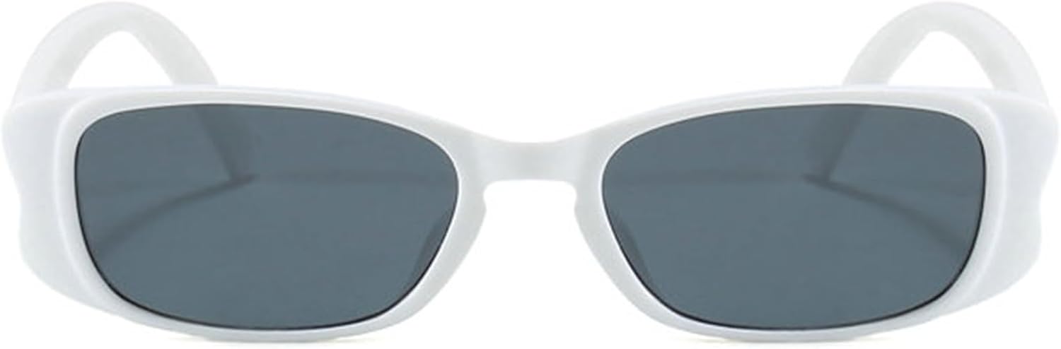 

Солнцезащитные очки COTIA в стиле ретро, ​​квадратная форма, для женщин и мужчин, маленькая прямоугольная оправа в виде бабочки, модные, милые, стильные солнцезащитные очки, White