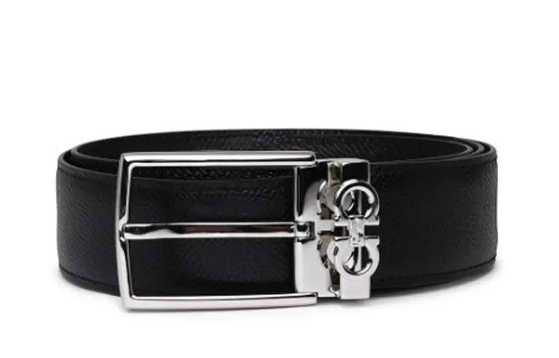 

Ferragamo Ремень с пряжкой Gancini, Black