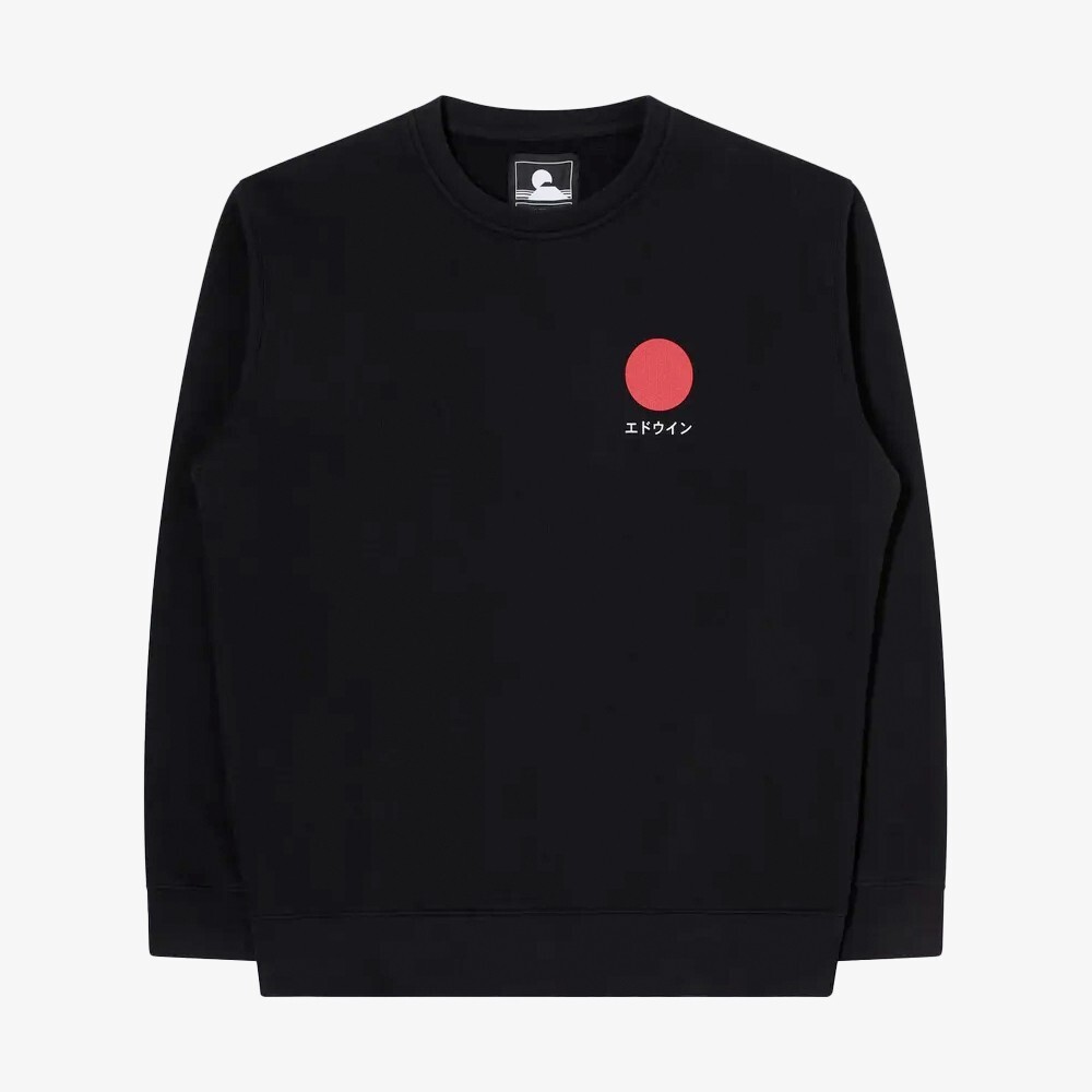 

Толстовка Japanese Sun Sweatshirt 'Black' Edwin Jeans, черный
