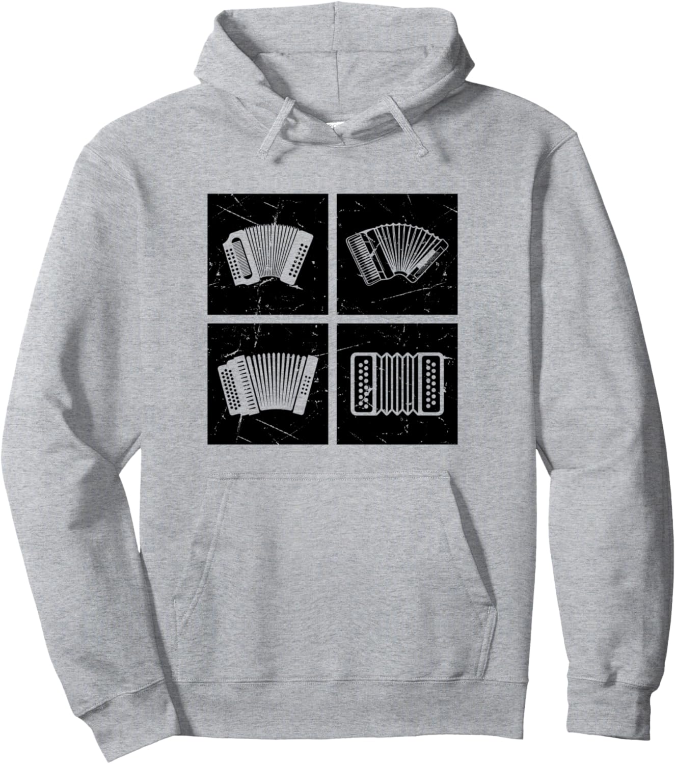 

Аккордеон музыкальный инструмент аккордеонист толстовка с изображением аккордеона Accordion Instrument Air Accordionist Musician, серый