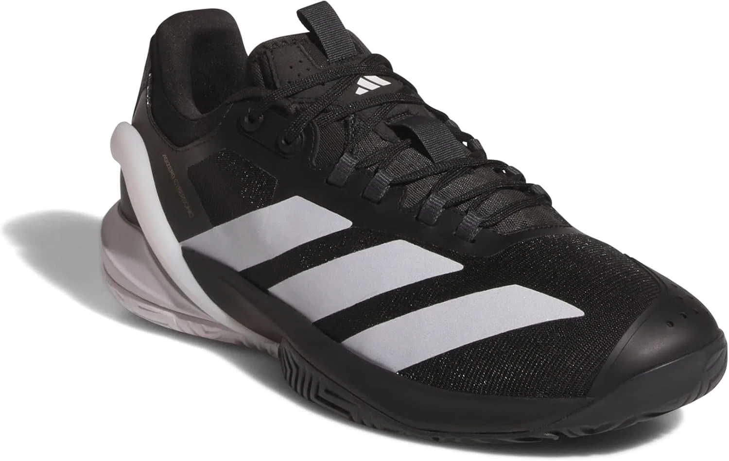 Кроссовки теннисные adidas Adizero Cybersonic 2, Black/Zero Metallic/Carbon — фото 4