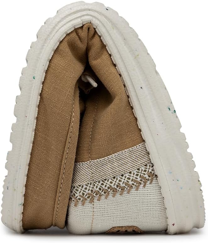 Мужские лоферы HEYDUDE Wally Linen, Ocra — фото 4