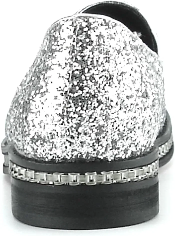 Лоферы FI-7118 Glitter Slip on, Silver Fiesso by Aurelio Garcia — фото 4