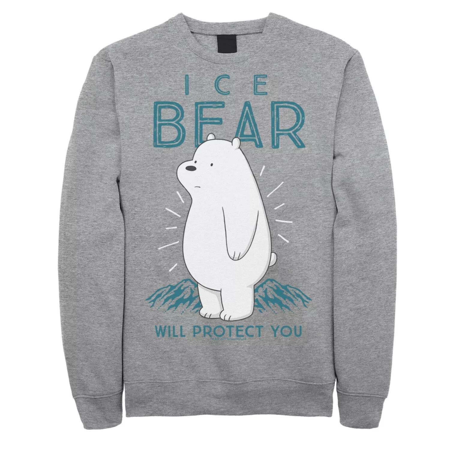 

Мужской свитшот Cartoon Network We Bare Bears Ice Bear Will Protect You Licensed Character